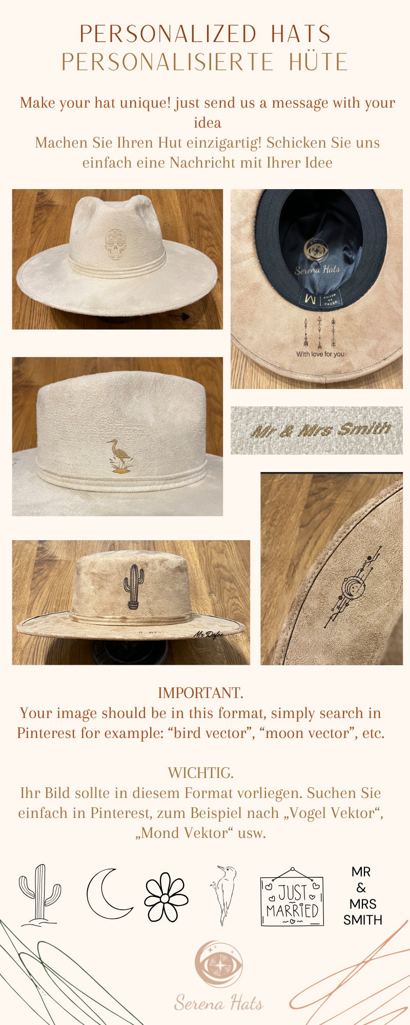 Cowboy Chihuahua Hat | Hat For Women Men | Fedora Western Hat | Cattleman hat | Vegan Suede Hat |