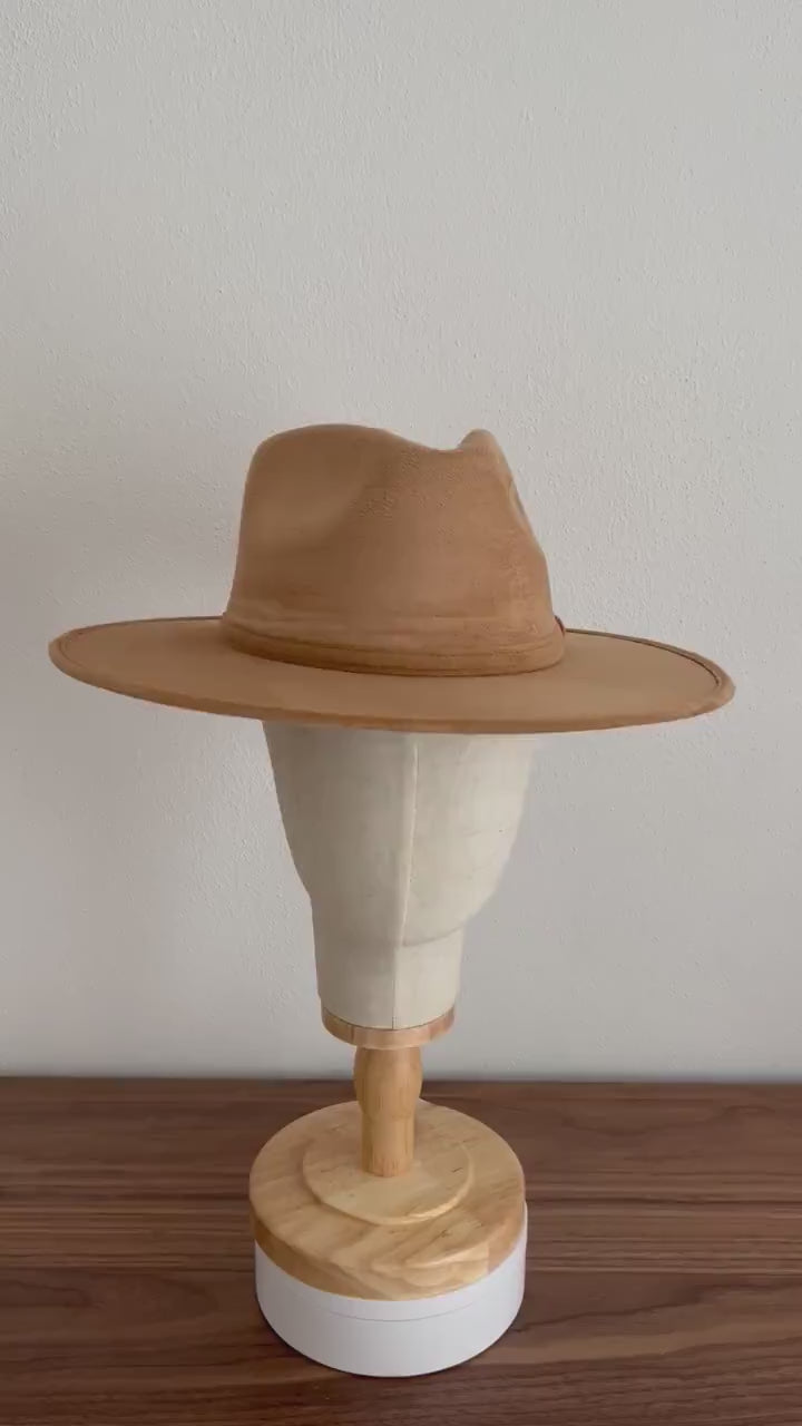 Wide Brim Fedora | Wide Brim Hat Women Men | Hat For Women Men | Fedora Hat | Suede Hat | VINCA