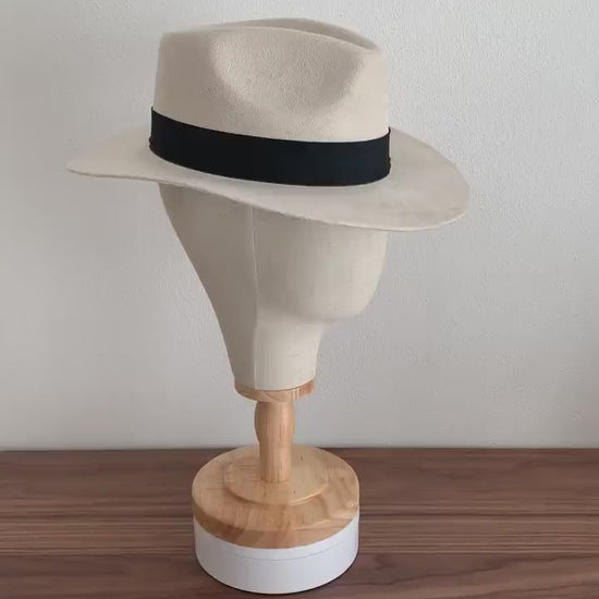 Wide Brim Fedora | Wide Brim Hat Women Men | Hat for Men Women | Fedora Hat | Flexible Brim Hat | GERMINI