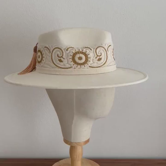 Wide Brim Fedora | Wide Brim Hat Women | Hat For Women | Fedora Hat | Suede Hat | HAZEL